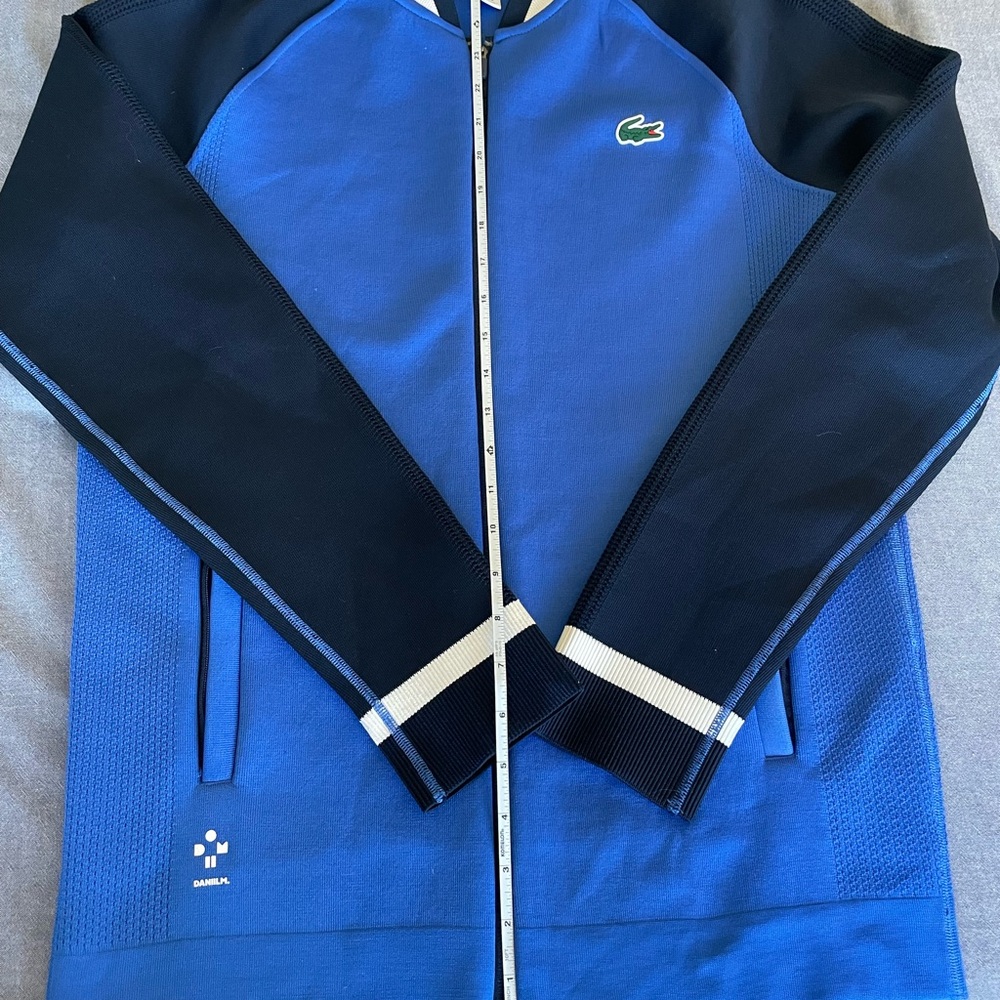 Lacoste Royal Blue tennis ultra dry jacket.